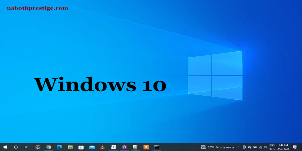 Download Windows 10 English free 32 and 64 bits