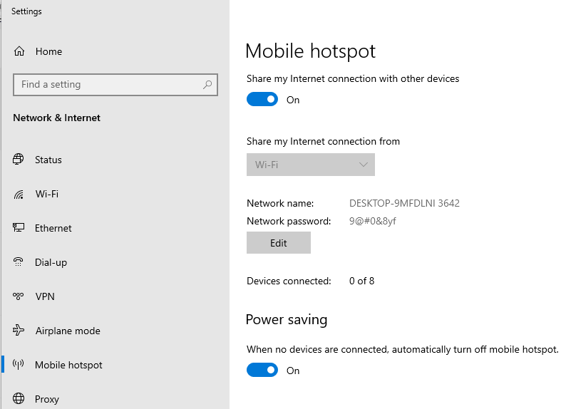 computer receive and share internet connection